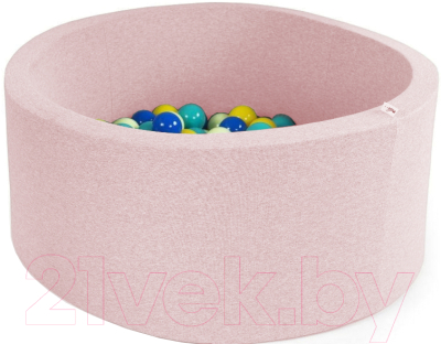 Сухой бассейн Misioo 90x40 200 шаров (светло-розовый)
