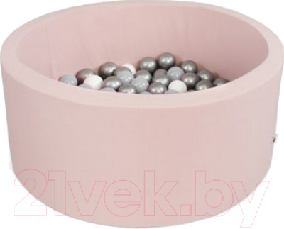 Сухой бассейн Misioo 100x40 400 шаров (светло-розовый)