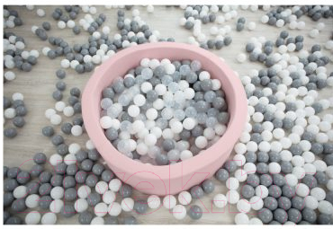 Сухой бассейн Misioo 100x40 400 шаров (светло-розовый)