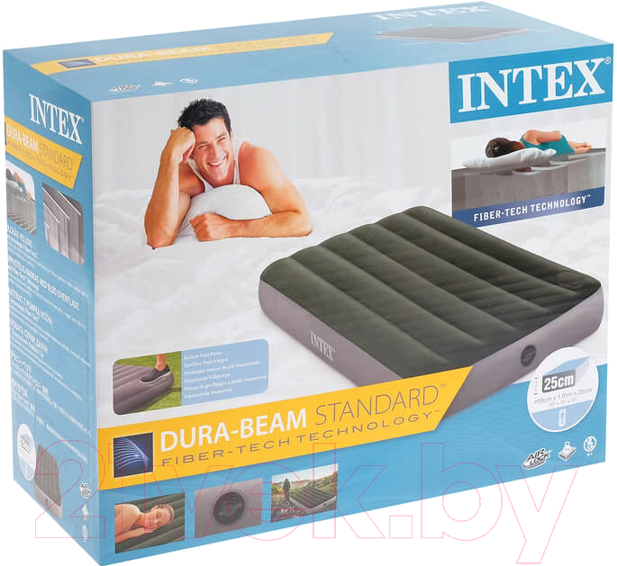 Надувной матрас Intex Downy Airbed 64761