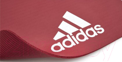 Коврик для йоги и фитнеса Adidas ADMT-11014RD (красный)
