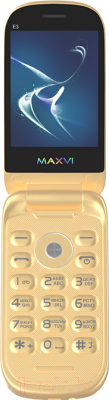 Мобильный телефон Maxvi E3 (золото)