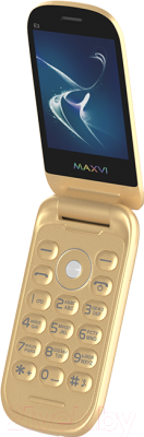 Мобильный телефон Maxvi E3 (золото)