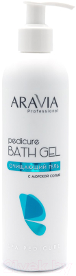 

Гель для ног Aravia, Professional Pedicure Bath Gel очищающий с морской солью