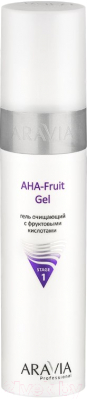 Гель для умывания Aravia Professional AHA-Fruit Gel очищающий с фруктовыми кислотами (250мл)