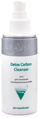 Гель для умывания Aravia Professional Detox Carbon Cleanser с активированным углем (150мл)