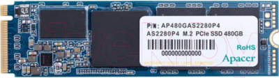 

SSD диск Apacer, AS2280P4 480GB (AP480GAS2280P4-1)