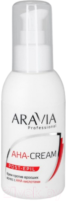 Крем после депиляции Aravia Professional с АНА кислотами (100мл)
