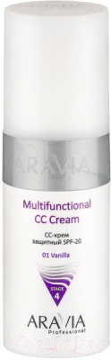 СС-крем Aravia Professional CC Cream Multifunctional SPF-20 Vanilla 01 (150мл)