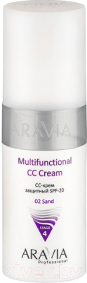 

СС-крем Aravia, Professional CC Cream SPF-20 Multifunctional Sand 02