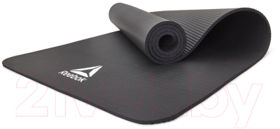 Коврик для йоги и фитнеса Reebok RAMT-11014BK (черный)