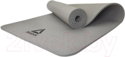 Коврик для йоги и фитнеса Reebok RAMT-11014GR (серый)