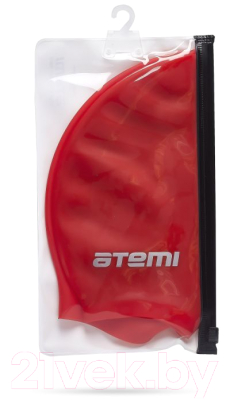 Шапочка для плавания Atemi EC102 (красный)
