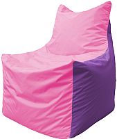 Бескаркасное кресло Flagman Фокс Ф21-194 (розовый/сиреневый) - 