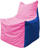 Бескаркасное кресло Flagman Фокс Ф21-195 (розовый/синий) - 