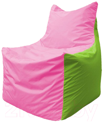 Бескаркасное кресло Flagman Фокс Ф21-197 (розовый/салатовый)
