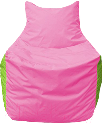Бескаркасное кресло Flagman Фокс Ф21-197 (розовый/салатовый)