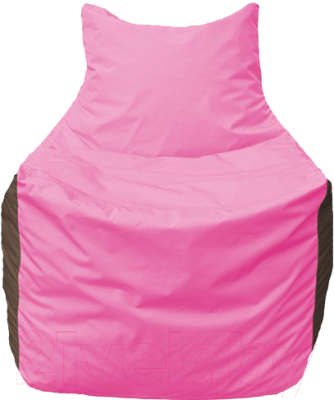 Бескаркасное кресло Flagman Фокс Ф21-200 (розовый/коричневый)