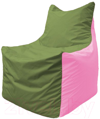 Бескаркасное кресло Flagman Фокс Ф21-226 (оливковый/розовый)