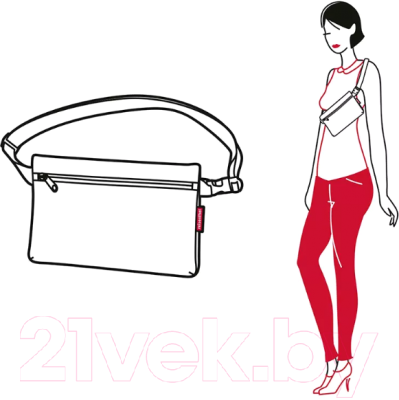 Сумка на пояс Reisenthel Beltbag Flat Reflective / WZ1030