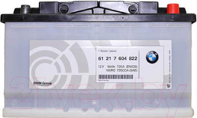 Автомобильный аккумулятор BMW 61217604822 (90 А/ч)