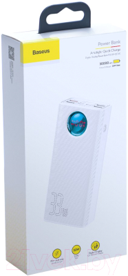 Портативное зарядное устройство Baseus 30000mAh PPLG-02 (белый)
