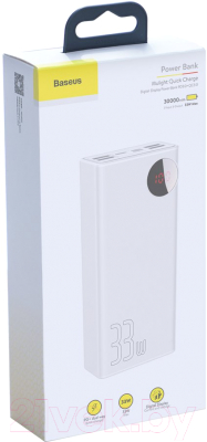Портативное зарядное устройство Baseus 30000mAh PPMY-02 (белый)