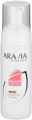 

Мусс после депиляции Aravia, Мусс после депиляции Professional с экстрактом хлопка