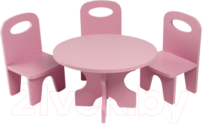 Набор аксессуаров для пупса Paremo Набор мебели. Классика / PFD120-38 (розовый)