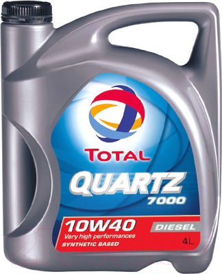 Моторное масло Total Quartz 7000 Diesel 10W40 / 10740501 (4л)