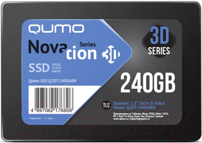 

SSD диск Qumo, Novation 3D 240GB (Q3DT-240GAEN)