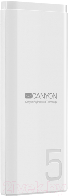 Портативное зарядное устройство Canyon CNE-CPB05W (белый)