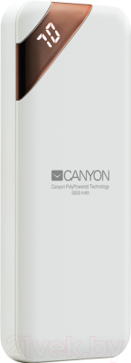 Портативное зарядное устройство Canyon CNE-CPBP5W (белый)