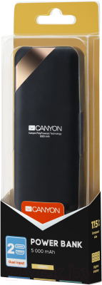 Портативное зарядное устройство Canyon CNE-CPBP5B (черный)