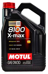 Моторное масло Motul 8100 X-max 0W30 / 106571 (5л)