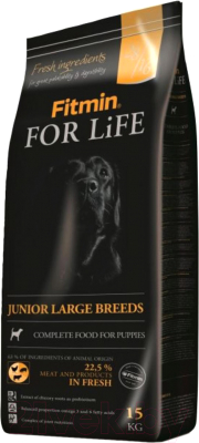 Сухой корм для собак Fitmin For Life Junior Large Breed (15кг)