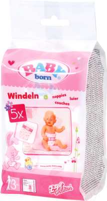 Аксессуар для куклы Zapf Creation Baby Born Подгузники для куклы / 826508