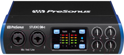 Аудиоинтерфейс PreSonus Studio 26C