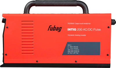 Инвертор сварочный Fubag INTIG 200 AC/DC Pulse / 31412.1 (с горелкой)