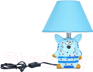 Прикроватная лампа ESCADA Cat 10181/L (синий)
