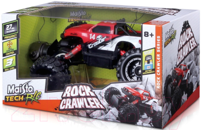 Радиоуправляемая игрушка Maisto Rock Crawler / 81152 (красный)