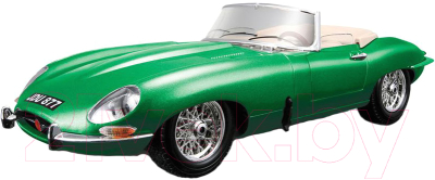 Масштабная модель автомобиля Bburago Ягуар "Е" кабрио (1961) / 18-12046 (зеленый)