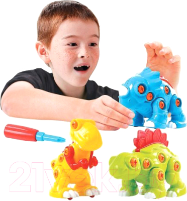 Игрушка-конструктор PlayGo Динозавры / 2040