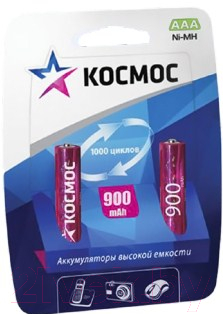 Аккумулятор Космос R03 900