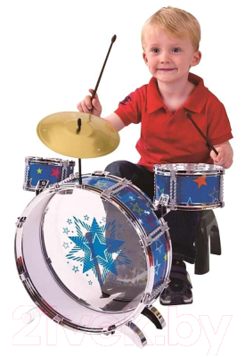 Музыкальная игрушка PlayGo Детская барабанная установка 9020