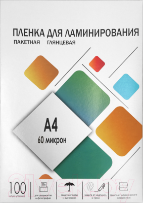 

Пленка для ламинирования Гелеос, LPA4-60 216x303 60мик