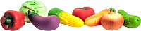 Набор игрушечных продуктов Огонек Набор овощей / С-799 - 