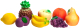 Набор игрушечных продуктов Огонек Набор фруктов / С-772 - 