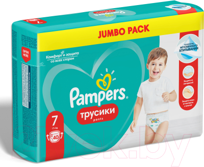 Подгузники-трусики детские Pampers Pants 7 (40шт)