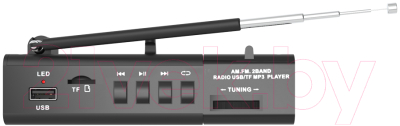 Радиоприемник Ritmix RPR-155 (черный)